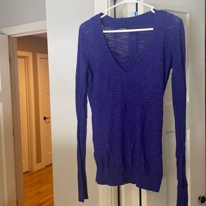 Purple/blue light sweater